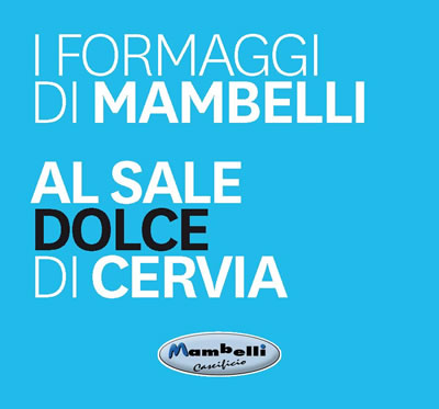 I formaggi di Mambelli al sale dolce di Cervia